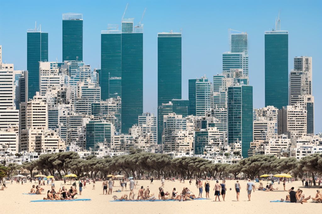 תמונה זו נוצרה על ידי NOVITA בינה מלאכותית נופש בארץ,מלונות בתל אביב